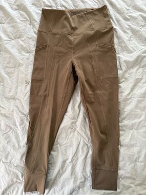 Free People Brown High-Waist Pocket Leggings